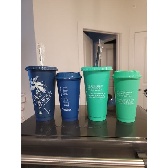 Starbucks Earth Day Cups + Mushroom Cups - Picture 2 of 5